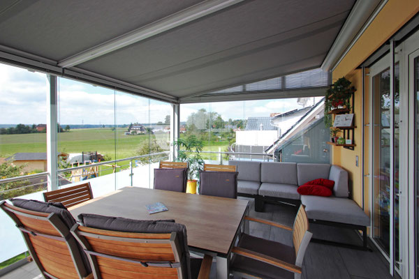 Terrassendach Aluminium Hardt