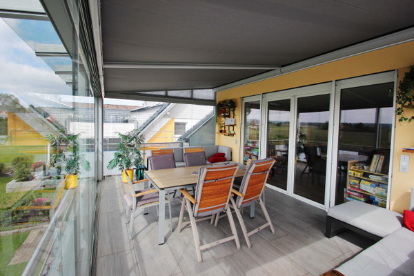 Terrassendach Aluminium Hardt