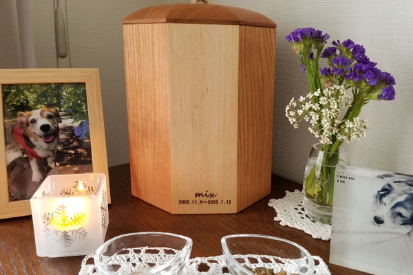 mixちゃん（K様）4号寸（メープル＆チェリー＆ウォールナット）