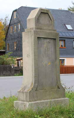 Viertelmeilenstein Zwönitz