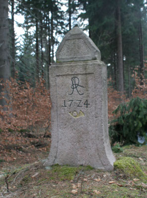 Viertelmeilenstein Reitzenhain