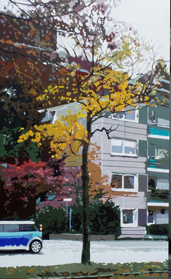 Hörster Feld, 60x100cm, Öl auf Leinwand (2017)