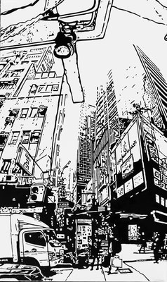 Hongkong, 60x100cm, Öl auf Leinwand (2015)