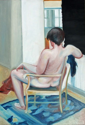 Junger Mann (Akt), 70x100cm, Öl auf Leinwand (2013)