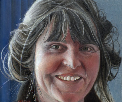 Selbstportrait, 50x60cm, Öl auf Leinwand (2014)