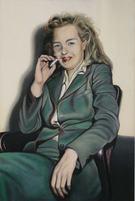 Frances Farmer, 60x90 cm, Öl auf Leinwand  (2011)