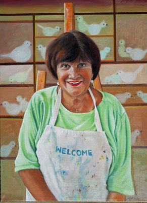 Lidija, Öl auf Leinwand, 60x80cm (2024)