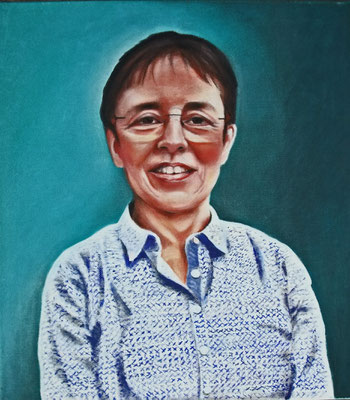 Lehrerin, 40x60cm, Öl auf Leinwand (2015)