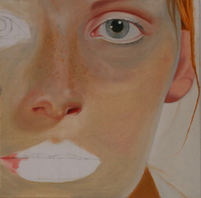Studie, 40x40cm, Öl auf Leinwand (2007)