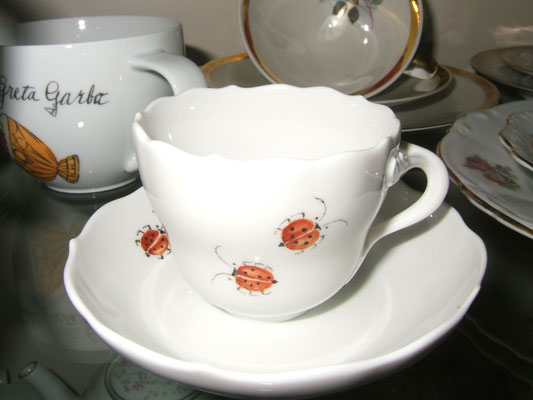 Mokkatasse, bemalt (2007)