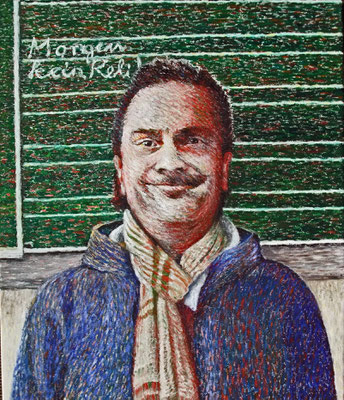 Morgen kein Reli, 40x60cm, Öl auf Leinwand (2015)