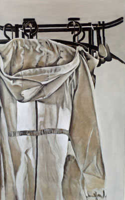 Garderobe, Öl auf Leinwand, 60x100 cm (2017) 