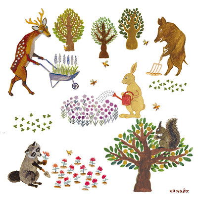 井本養蜂場さま・パッケージイラスト