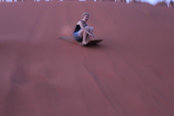 Dune- / Sandboarding. Love it!!!!