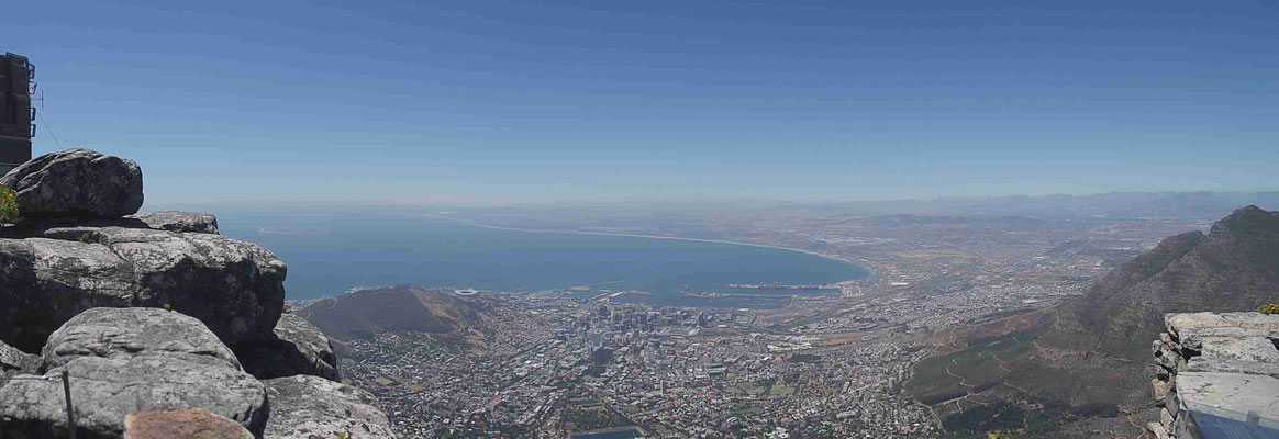 Blick auf Kapstadt vom Tafelberg