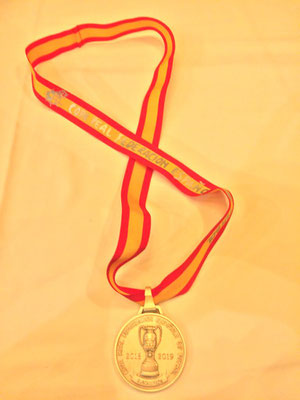 Medalla subcampeón RFEF 2019