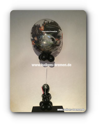 Darth Vader als Ballongeschenk mit Todesstern