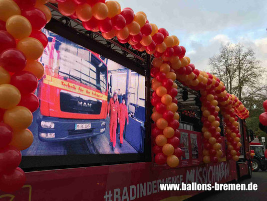 Freimarktsumzug 2018 - Luftballongirlande Bremen