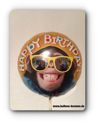 Happy Birthday Monkey Ballon