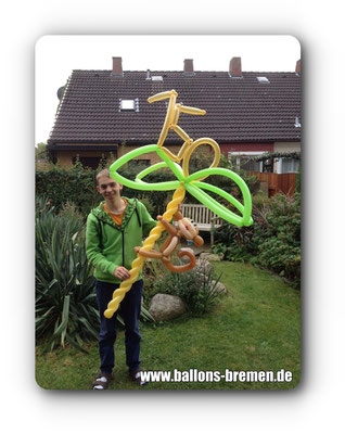 Zahl 150 aus Modellierballons