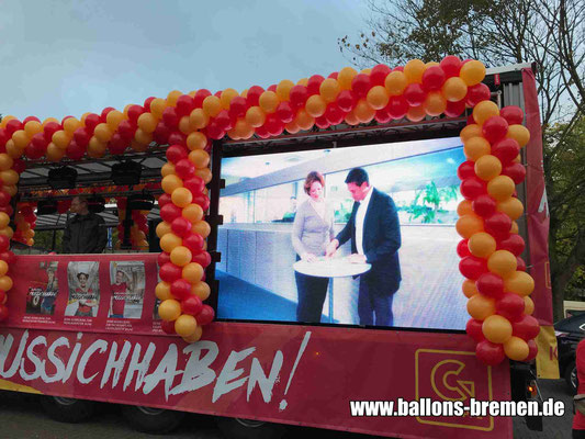 Freimarktsumzug 2018 - Ballongirlanden