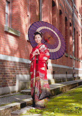 佳作　レンガの小径　山口康治