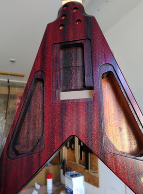 Custom E-Gitarre linkshänder