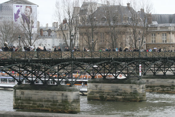 Bild: Pont des Artes im Jahre 2013 in Paris