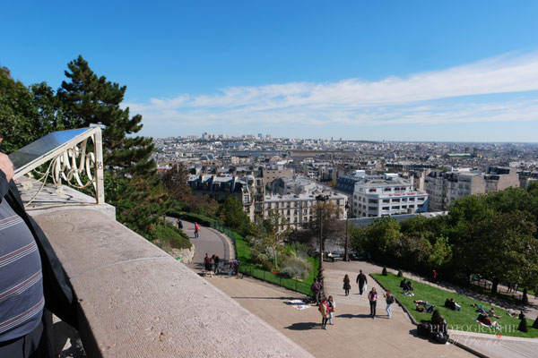 Bild: Ausblick von Basilique du Sacré Coeur de Montmartre 