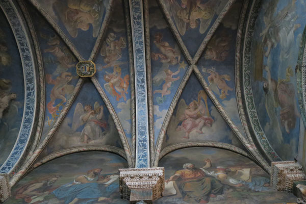 Bild: Decke im Seitenschiff der Cathédrale Notre Dame des Domes in Avignon