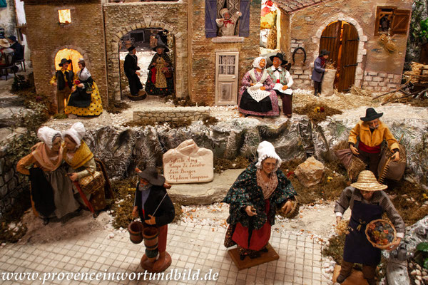 Bild: Le Village des Santons en Provence, Aubagne, Santonaustellung in Aubagne 