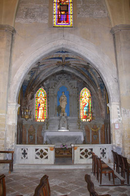 Bild: Seitenaltar in der Kirche von Roquemaure