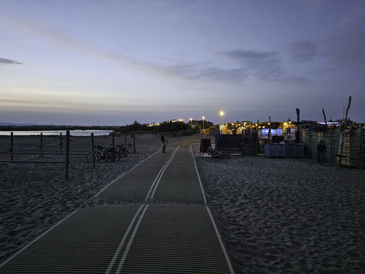 Bild: Strandbar in Portiragnes-Plage