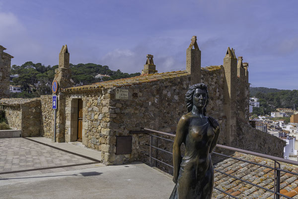 Bild: Innerhalb der mittelalterlichen Vila Vella in Tossa de Mar 
