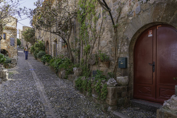 Bild: Innerhalb der mittelalterlichen Vila Vella in Tossa de Mar 