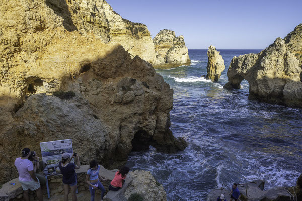 Bild: Ponta da Piedade an der Felsenküste der Algarve bei Lagos 