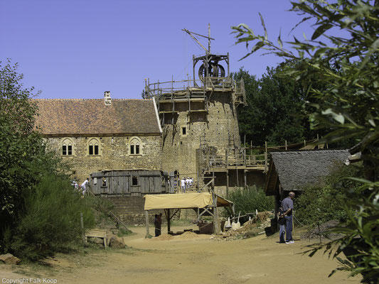 Bild: Guédelon im Jahr 2012 