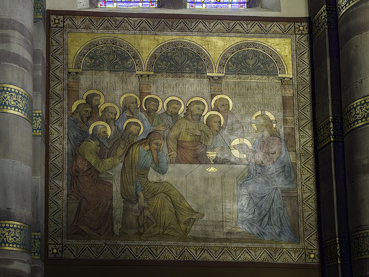 Bild: Fresken in der Église Saint Etienne in Dambach-la-Ville