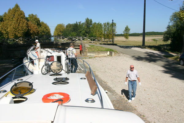 Hausboot-Tour auf dem Canal de Montech, Canal Latéral à la Garonne und Petite Baise 