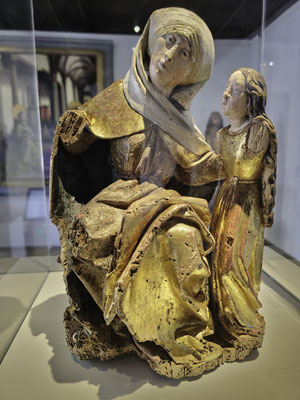 Bild: Skulptur Saint Anne im Musée de l'Œuvre Notre-Dame in Strasbourg