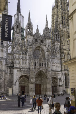 Die Fassade der Cathédrale Notre-Dame de Rouen 