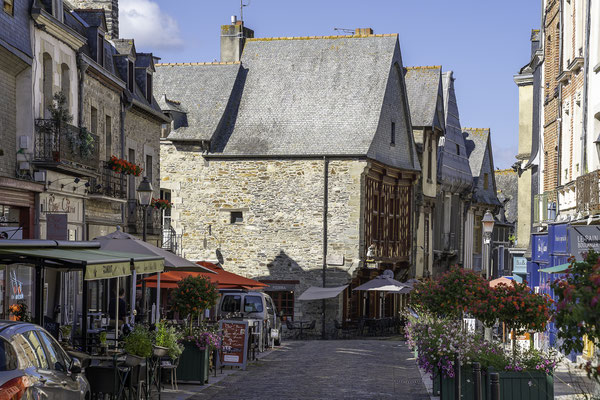 Bild: Rue de la Poterie im Übergang zur Rue d´en Bas, Vitré