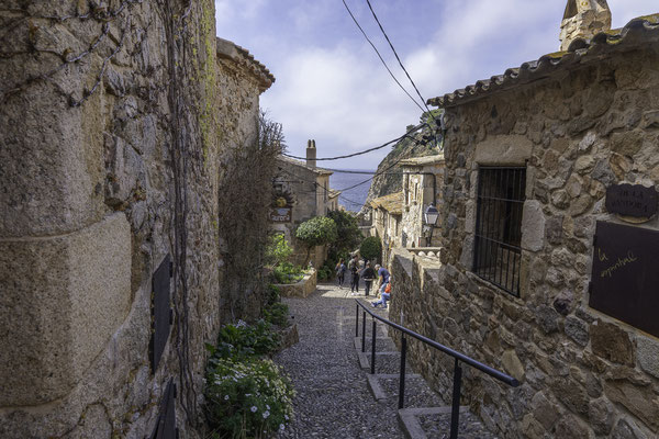 Bild: Innerhalb der mittelalterlichen Vila Vella in Tossa de Mar