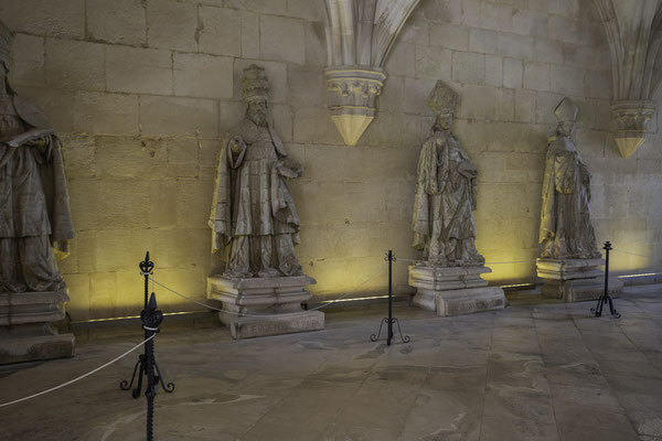 Bild: Der Kapitelsaal in der Mosteiro de Santa Maria de Alcobaça