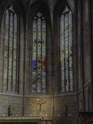Bild: Kirchenfenster in der Église Notre-Dame-de-la-Nativité de Saverne