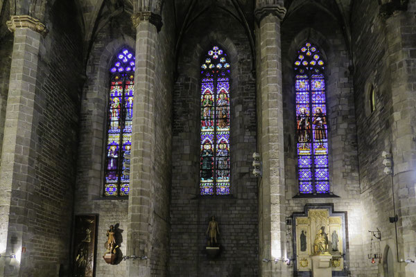 Bild: Im Innern der Basílica de Santa Maria del Mar, Barcelona 