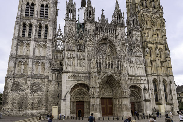Die Fassade der Cathédrale Notre-Dame de Rouen 