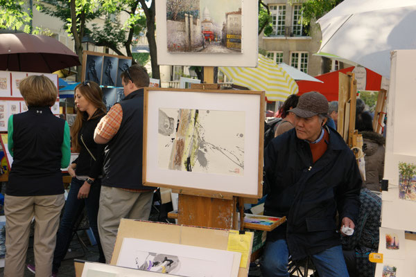 Bild: Place Tertre in Paris 