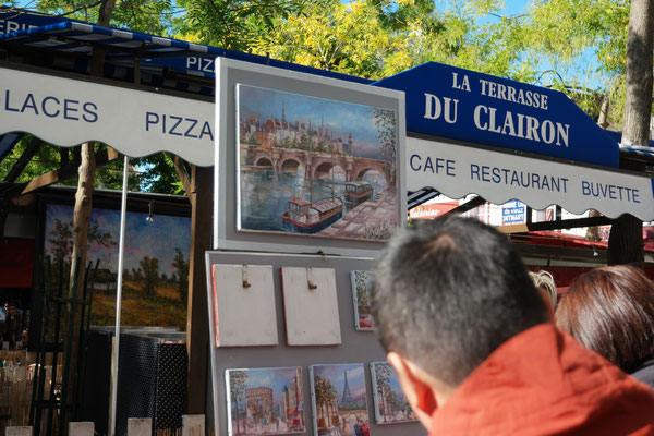 Bild: Place Tertre in Paris 