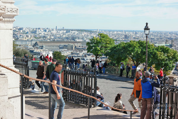 Bild: Ausblick von Basilique du Sacré Coeur de Montmartre 